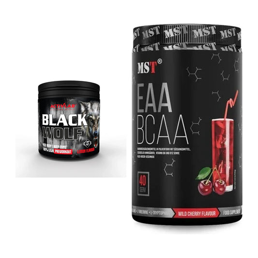 Trainings-Set: Activlab Black Wolf Pre-Workout + MST EAA & BCAA – alle enthaltenen Artikel