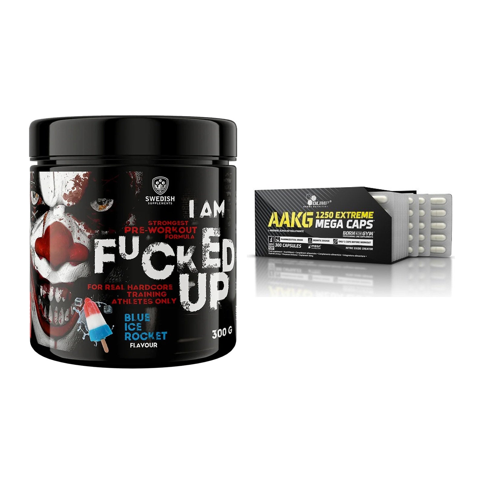 Trainings-Set: Swedish Supplements Fucked + Olimp AAKG Extreme Mega – alle enthaltenen Artikel