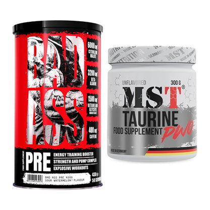 Trainings-Set: BAD ASS Pre + MST Taurine – alle enthaltenen Artikel
