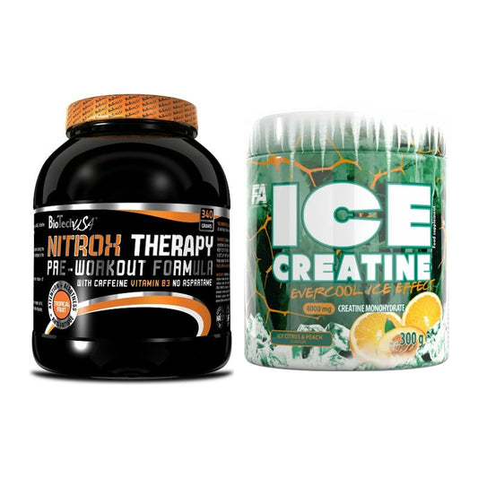 Trainings-Set: BioTech NitroX Therapy + FA Nutrition ICE Creatine – alle enthaltenen Artikel