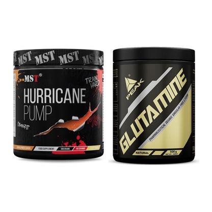 Trainings-Set: MST Hurricane Pump + Peak Glutamin – alle enthaltenen Artikel