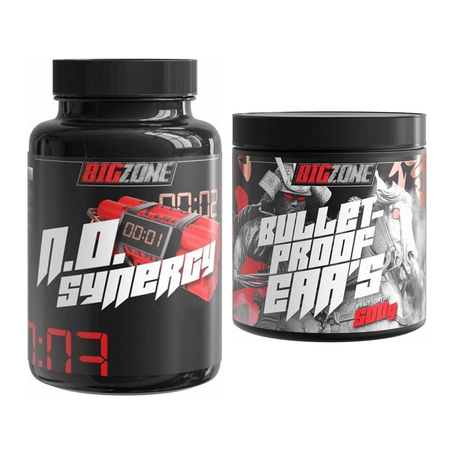Trainings-Set: Big Zone N.O Synergy + Big Zone Bulletproof EAA's – alle enthaltenen Artikel