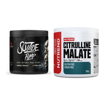 Trainings-Set: #GYMJUICE SUIZIDE PUMP + Nutrend Citrulline Malat – alle enthaltenen Artikel