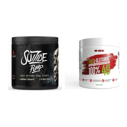 Trainings-Set: #GYMJUICE SUIZIDE PUMP + BPS-Pharma This Glutamin – alle enthaltenen Artikel
