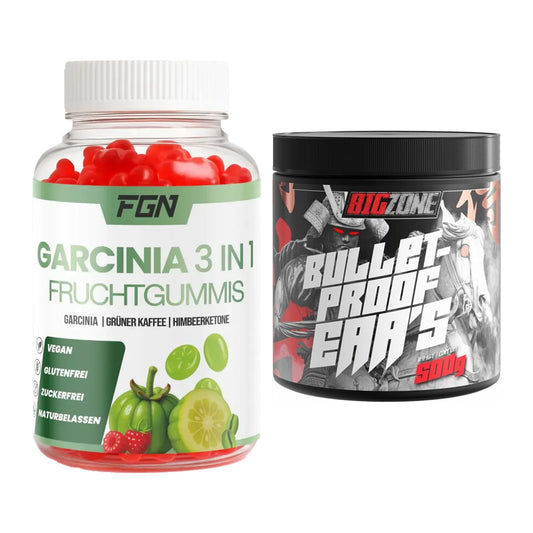 Trainings-Set: FGN Garcinia 60 + Big Zone Bulletproof EAA's – alle enthaltenen Artikel