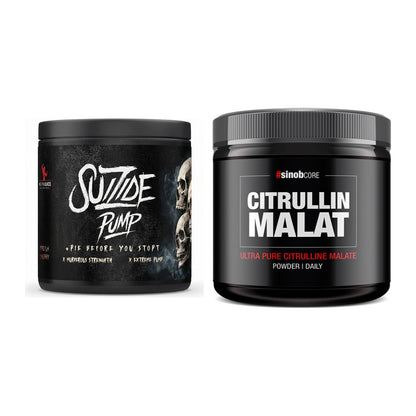 Trainings-Set: #GYMJUICE SUIZIDE PUMP + Sinob Core L-Citrullin Malat – alle enthaltenen Artikel