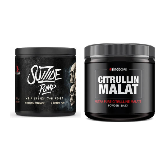 Trainings-Set: #GYMJUICE SUIZIDE PUMP + Sinob Core L-Citrullin Malat – alle enthaltenen Artikel