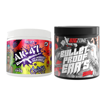 Trainings-Set: AK47 Labs Pre-Workout + Big Zone Bulletproof EAA's – alle enthaltenen Artikel