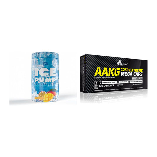 Trainings-Set: FA Nutrition ICE Pump + Olimp AAKG Extreme Mega – alle enthaltenen Artikel
