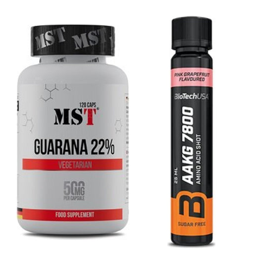 Trainings-Set: MST Guarana 22% + BioTech AAKG 7800 – alle enthaltenen Artikel