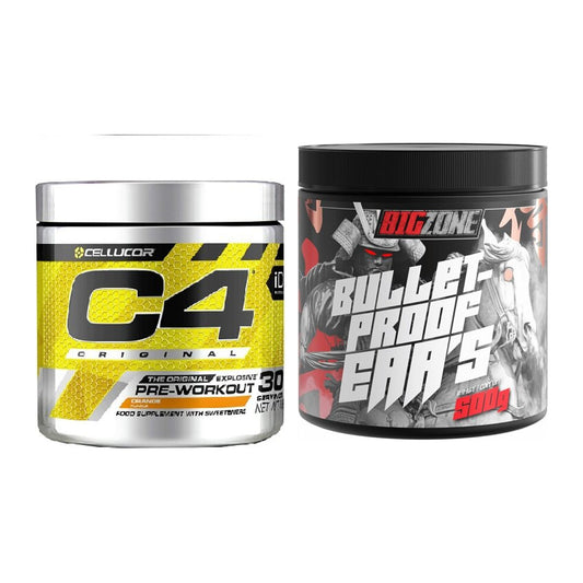 Trainings-Set: Cellucor C4 Original + Big Zone Bulletproof EAA's – alle enthaltenen Artikel