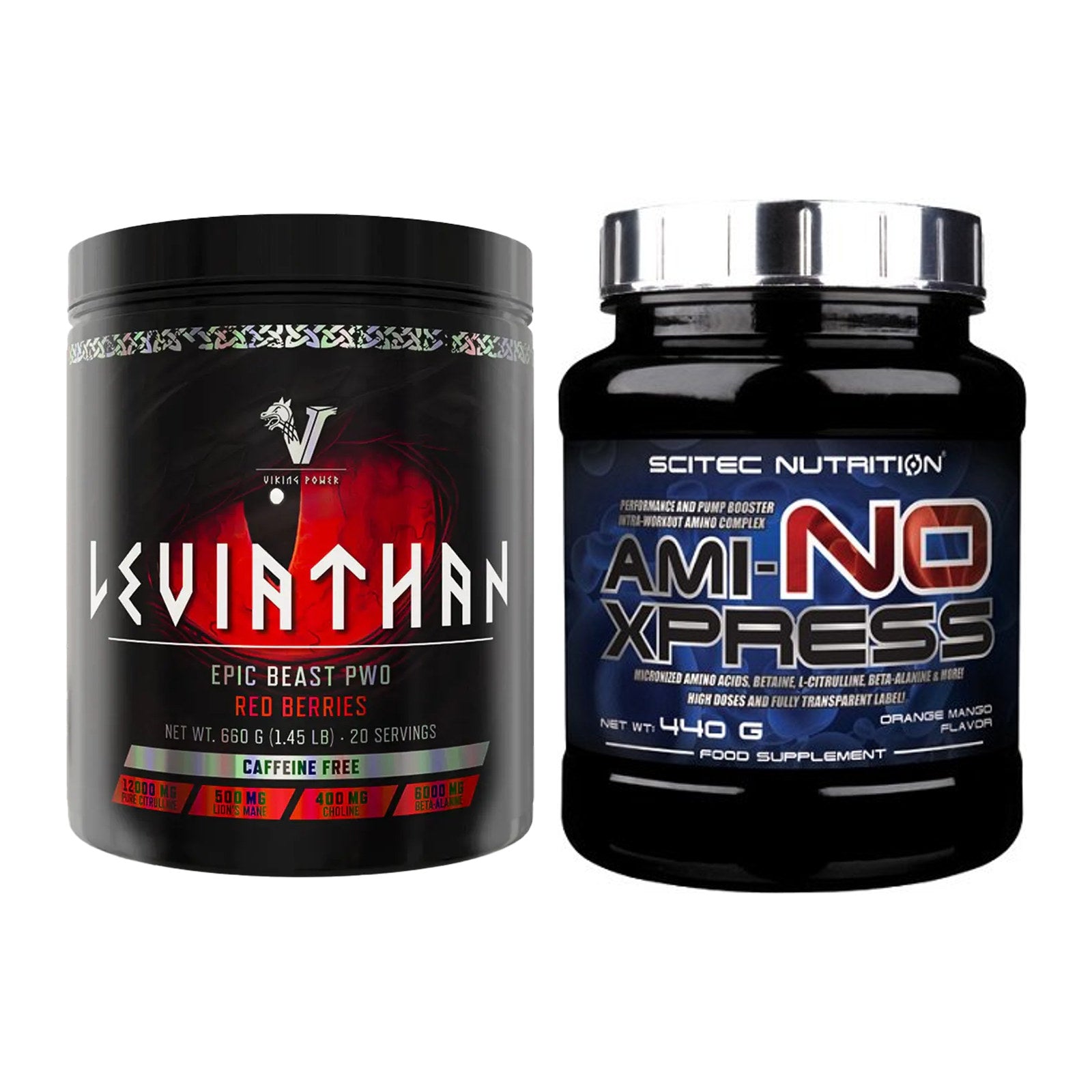 Trainings-Set: Viking Power Leviathan Hardcore + Scitec Ami-NO Xpress – alle enthaltenen Artikel