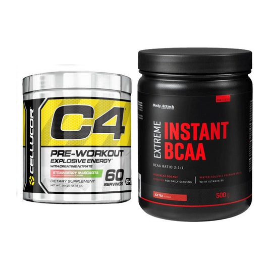 Trainings-Set: Cellucor C4 Original 60 + Body Attack Instant BCAA – alle enthaltenen Artikel