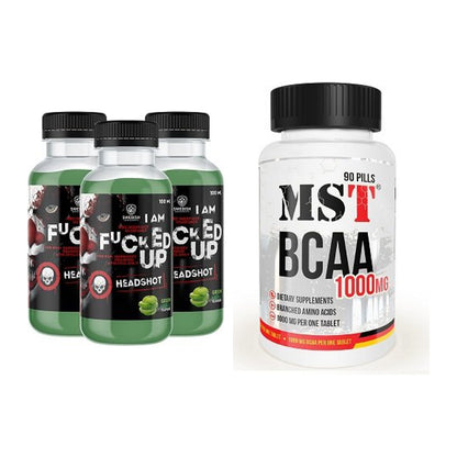 Trainings-Set: Swedish Supplements Fucked + MST BCAA 1000 (90 Tabl.) – alle enthaltenen Artikel