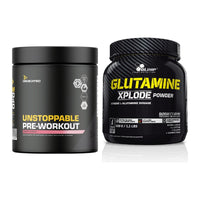 Trainings-Set: Dedicated Unstoppable + Olimp L-Glutamine Xplode 500g