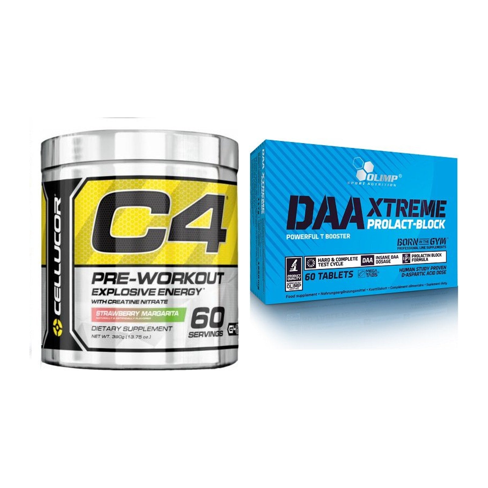 Trainings-Set: Cellucor C4 Original 60 Serv. + Olimp DAA Xtreme – alle enthaltenen Artikel