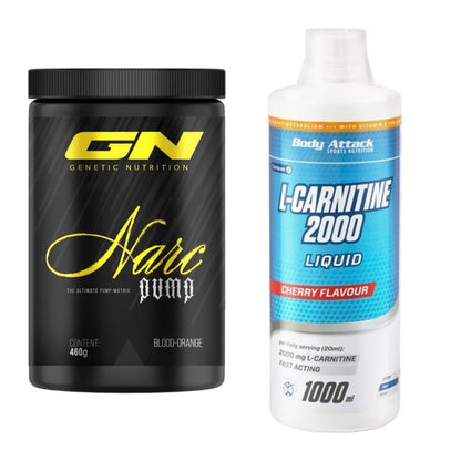 Trainings-Set: GN Narc Pump + Body Attack L-Carnitine Liquid – alle enthaltenen Artikel