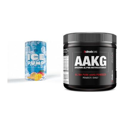 Trainings-Set: FA Nutrition ICE Pump + Sinob Core Arginin AAKG – alle enthaltenen Artikel
