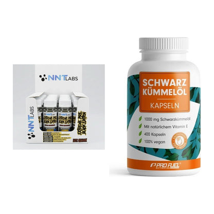 Trainings-Set: NNT Extreme Black Edition + ProFuel Schwarzkümmelöl – alle enthaltenen Artikel