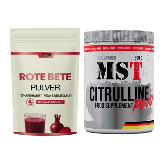 Trainings-Set: FGN Rote Beete Pulver + MST Citrulline Malat 500g – alle enthaltenen Artikel