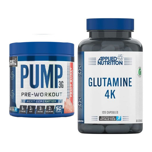 Trainings-Set: Applied Nutrition Pump + Applied Nutrition Glutamine 4K – alle enthaltenen Artikel