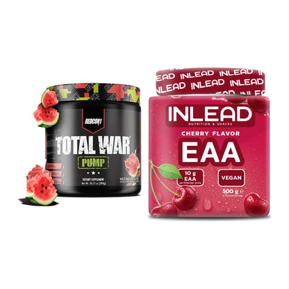 Trainings-Set: Redcon1 Total War PUMP + INLEAD EAA – alle enthaltenen Artikel