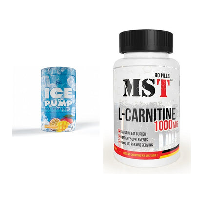 Trainings-Set: FA Nutrition ICE Pump + MST L-Carnitine 1000 (90 – alle enthaltenen Artikel