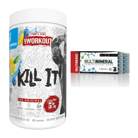 Trainings-Set: Rich Piana 5% Nutrition + Nutrend Multimineral – alle enthaltenen Artikel