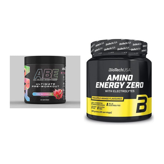 Trainings-Set: Applied Nutrition A.B.E + BioTech Amino Energy Zero – alle enthaltenen Artikel