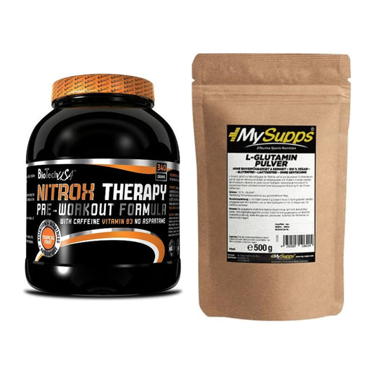 Trainings-Set: BioTech NitroX Therapy + MySupps Glutamine – alle enthaltenen Artikel