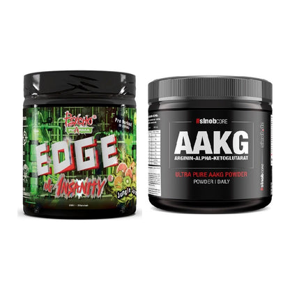 Trainings-Set: Psycho Pharma Edge + Sinob Core Arginin AAKG – alle enthaltenen Artikel