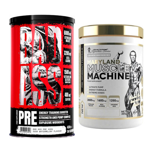 Trainings-Set: BAD ASS Pre + Kevin Levrone Maryland Muscle – alle enthaltenen Artikel