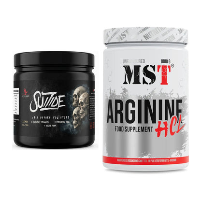 Trainings-Set: #GYMJUICE SUIZIDE Booster + MST Arginine HCL – alle enthaltenen Artikel