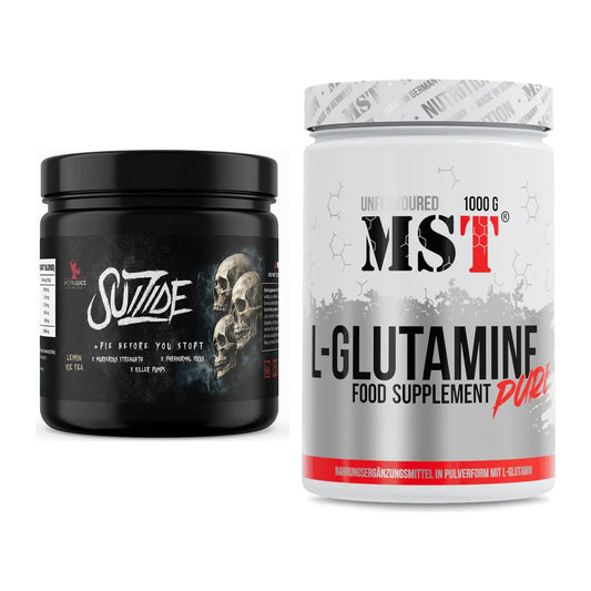 Trainings-Set: #GYMJUICE SUIZIDE Booster + MST Glutamine – alle enthaltenen Artikel