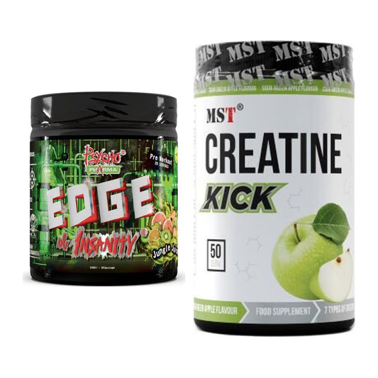 Trainings-Set: Psycho Pharma Edge of Insanity + MST Creatine Kick – alle enthaltenen Artikel