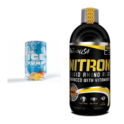 Trainings-Set: FA Nutrition ICE Pump + BioTech Liquid Amino – alle enthaltenen Artikel