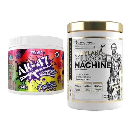 Trainings-Set: AK47 Labs Pre-Workout + Kevin Levrone Maryland – alle enthaltenen Artikel