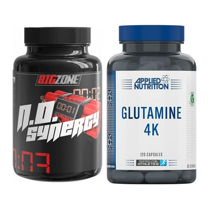 Trainings-Set: Big Zone N.O Synergy + Applied Nutrition Glutamine 4K – alle enthaltenen Artikel