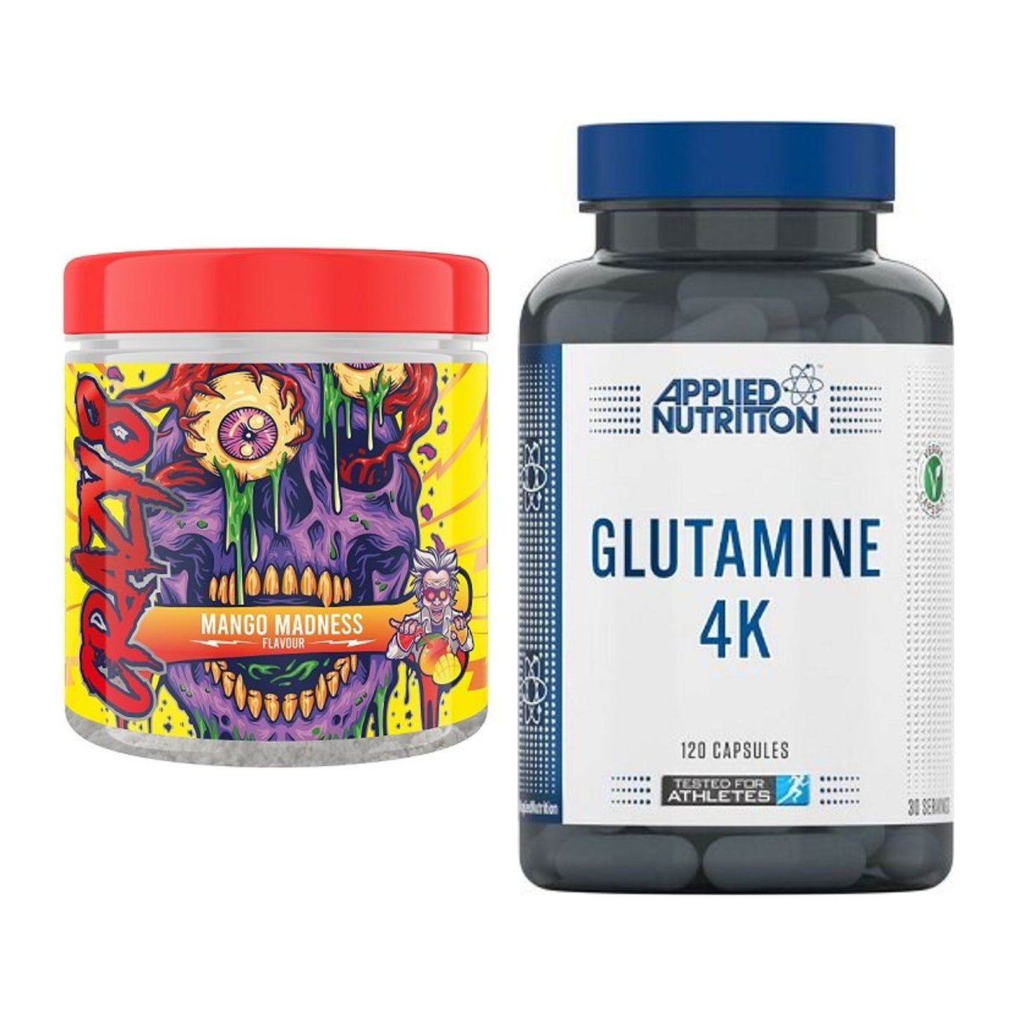 Trainings-Set: Swedish Supplements Crazy + Applied Nutrition – alle enthaltenen Artikel