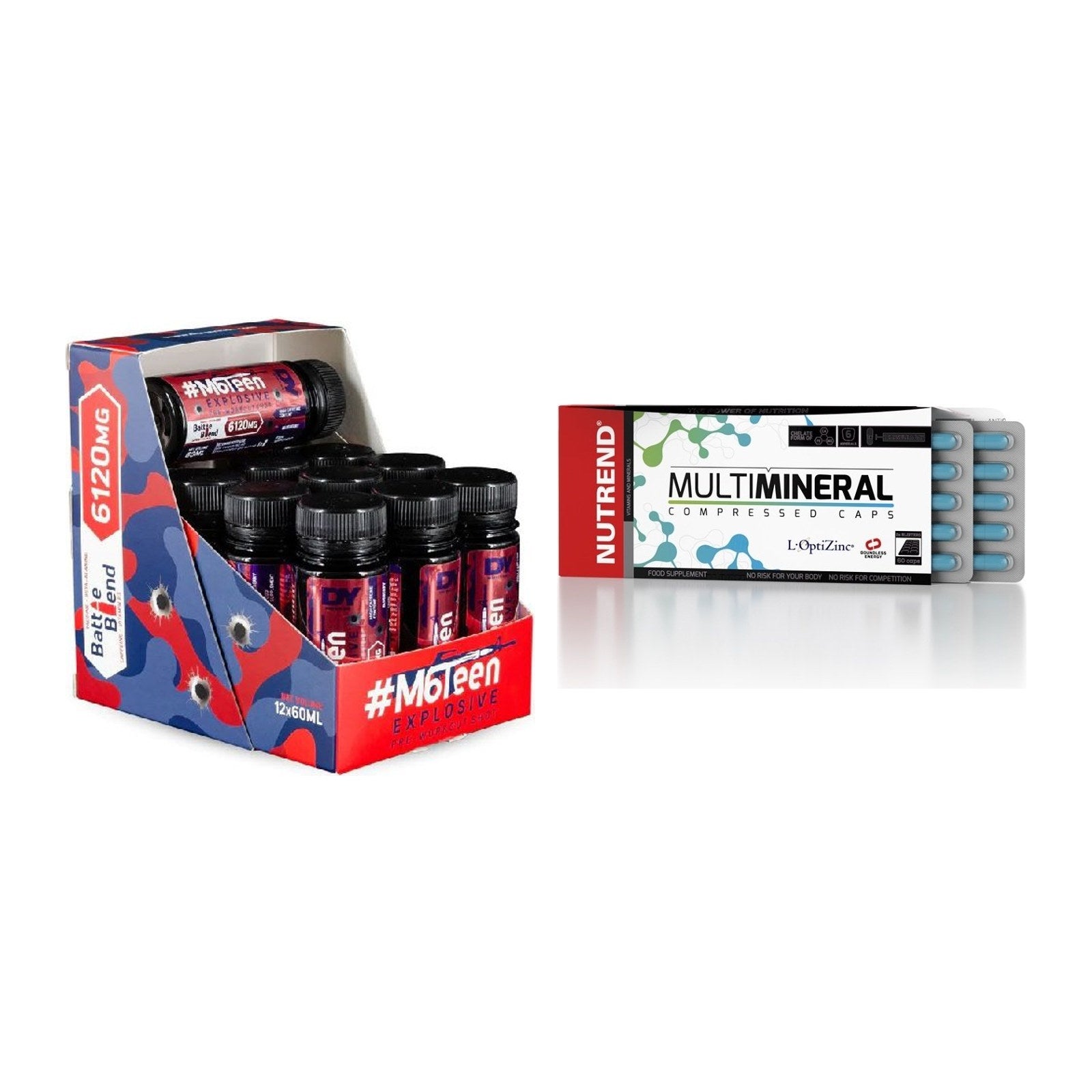 Trainings-Set: DY Nutrition M6Teen + Nutrend Multimineral – alle enthaltenen Artikel