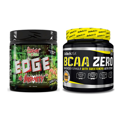 Trainings-Set: Psycho Pharma Edge of Insanity + BioTech BCAA Zero – alle enthaltenen Artikel