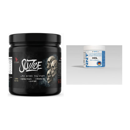 Trainings-Set: #GYMJUICE SUIZIDE Booster + NNT Arginin – alle enthaltenen Artikel