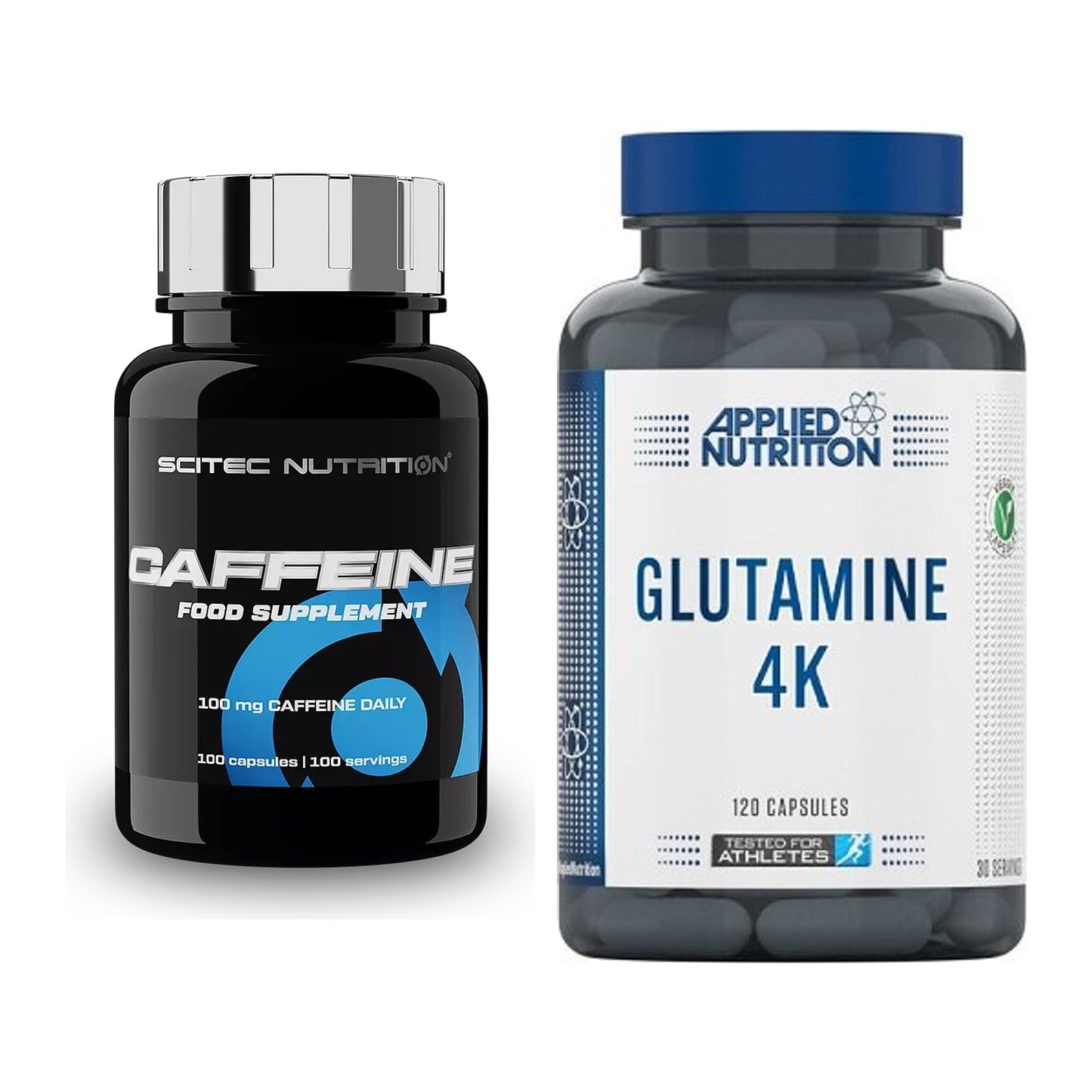 Trainings-Set: Scitec Caffeine + Applied Nutrition Glutamine 4K – alle enthaltenen Artikel