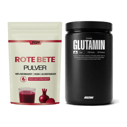 Trainings-Set: FGN Rote Beete Pulver + Big Zone Glutamin – alle enthaltenen Artikel