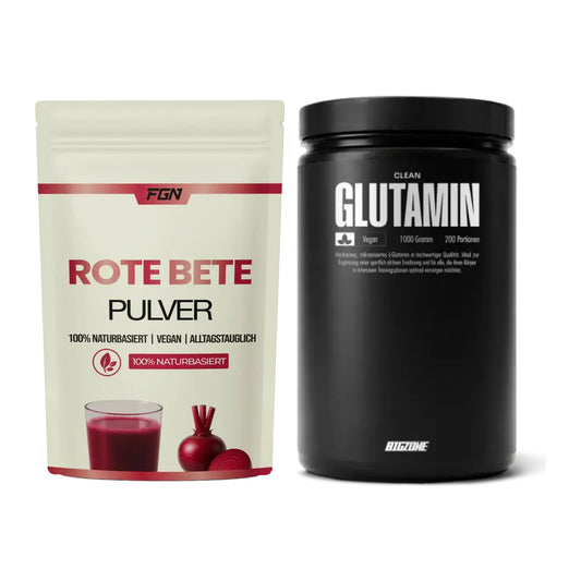 Trainings-Set: FGN Rote Beete Pulver + Big Zone Glutamin – alle enthaltenen Artikel