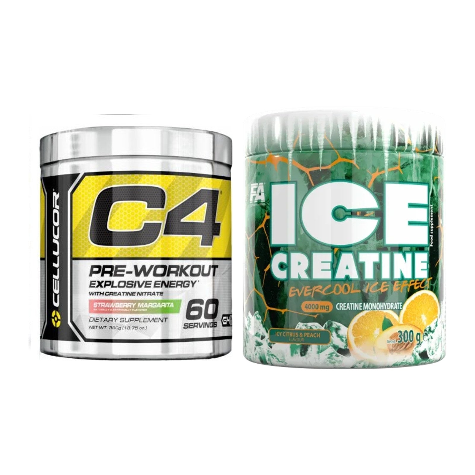 Trainings-Set: Cellucor C4 Original 60 + FA Nutrition ICE Creatine – alle enthaltenen Artikel