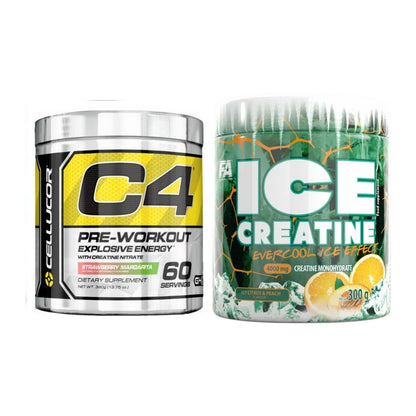 Trainings-Set: Cellucor C4 Original 60 + FA Nutrition ICE Creatine – alle enthaltenen Artikel