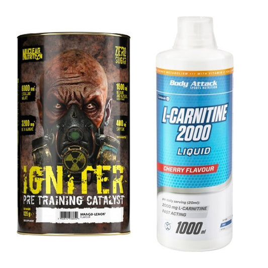 Trainings-Set: Nuclear Nutrition IGNITER + Body Attack L-Carnitine – alle enthaltenen Artikel