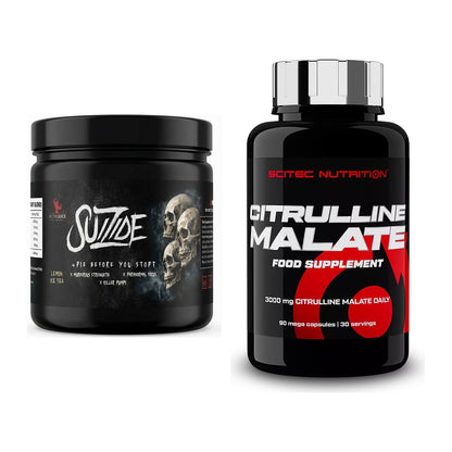 Trainings-Set: #GYMJUICE SUIZIDE Booster + Scitec Citrulline Malate – alle enthaltenen Artikel