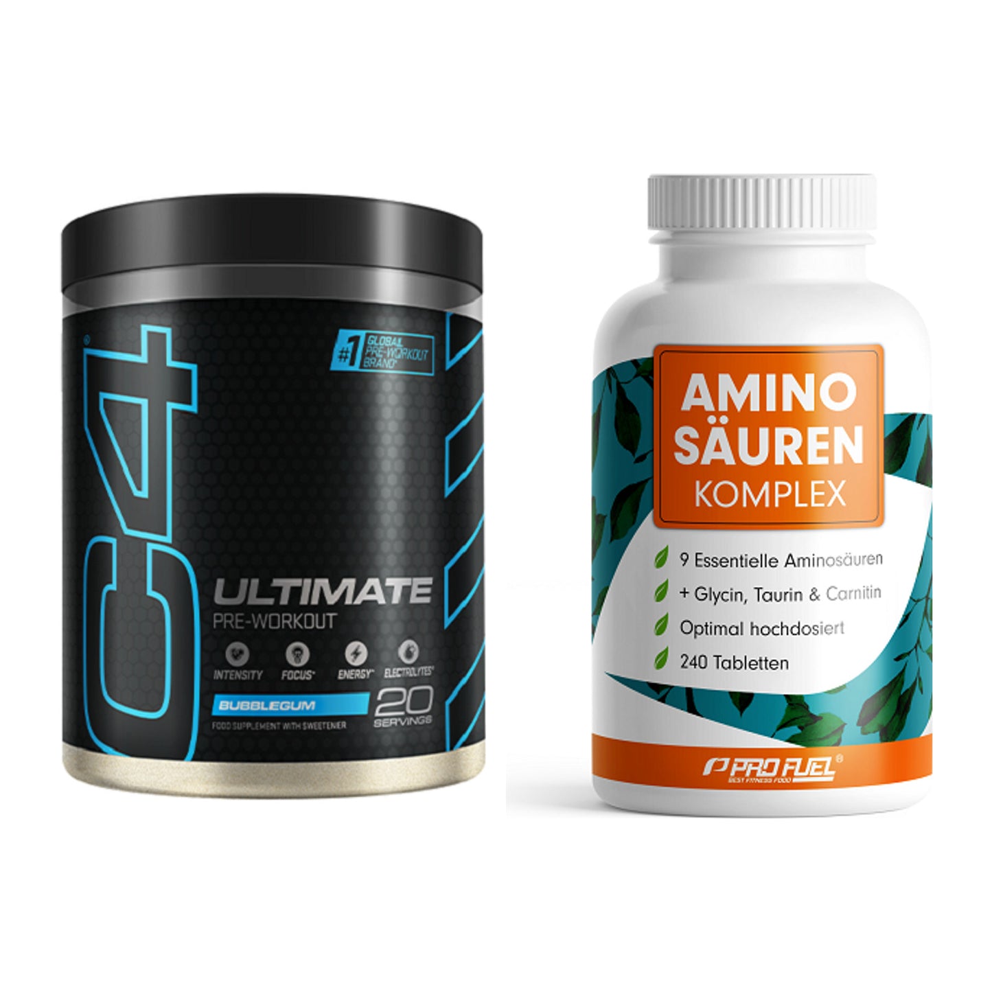 Trainings-Set: Cellucor C4 ULTIMATE 20 + ProFuel Aminosäuren – alle enthaltenen Artikel